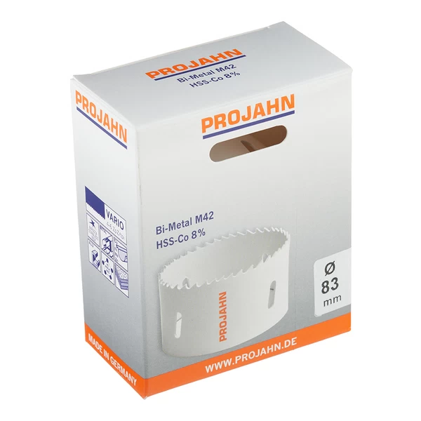 Коронка биметаллическая Projahn Vario (68083) по металлу d83 мм крупный зуб