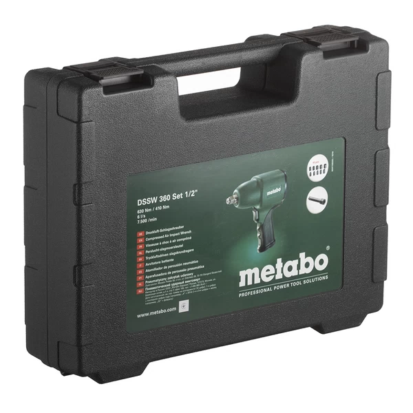 Гайковерт пневматический Metabo DSSW 360 Sеt 1/2 (604118500)