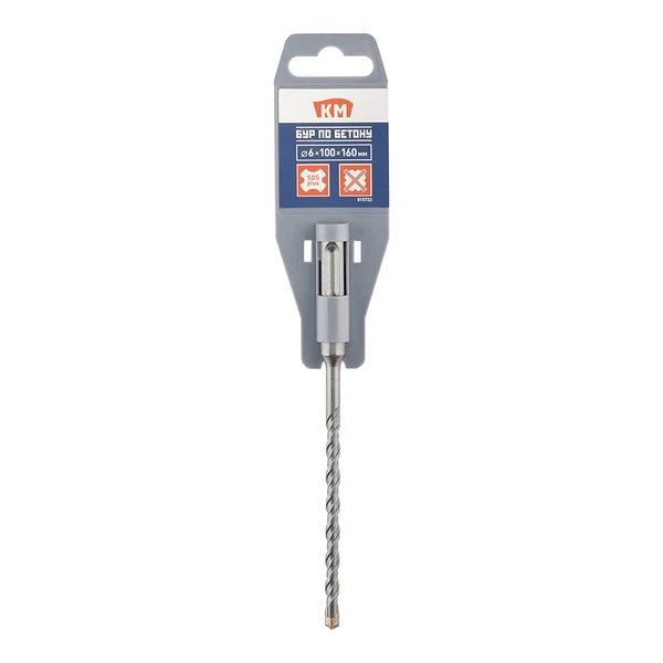 Бур SDS-plus КМ 6х100х160 мм (815723)