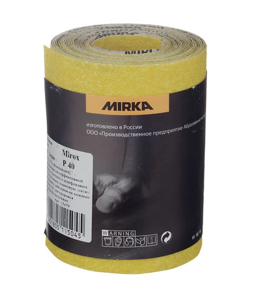 Наждачная бумага Mirka Mirox 115 мм 5 м Р40