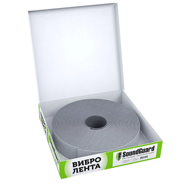 Лента вибродемпфирующая SoundGuard самоклеящаяся 50х4 мм 12 м