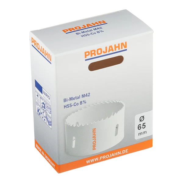 Коронка биметаллическая Projahn Vario (68065) по металлу d65 мм крупный зуб