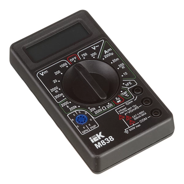 Мультиметр портативный IEK Universal M838 (TMD-2S-838)