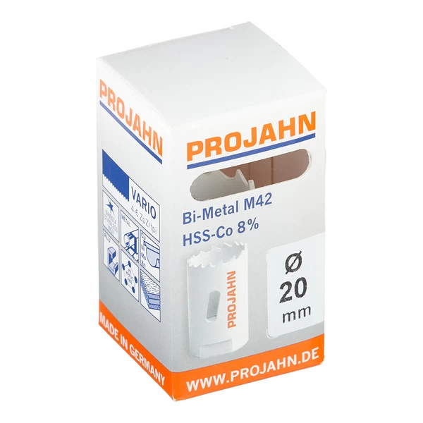 Коронка биметаллическая Projahn Vario (68020) по металлу d20 мм крупный зуб
