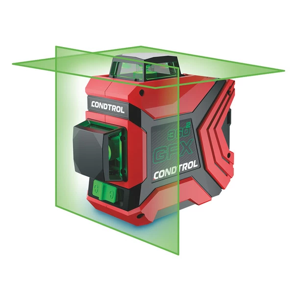 Уровень лазерный Condtrol GFX360-2 (1-5-222) с держателем Krab Condtrol new