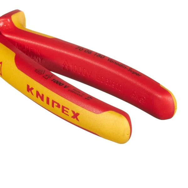 Бокорезы диэлектрические Knipex (KN-7006180SB) 180 мм