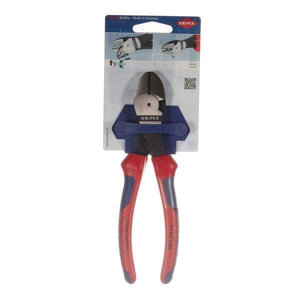 Бокорезы усиленные Knipex (KN-7402180SB) 180 мм