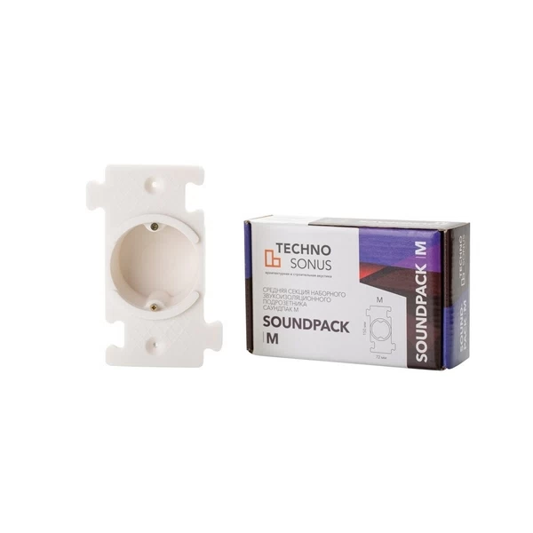 Подрозетник звукоизоляционный SoundPack М 53х72х150 мм