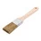 Кисть плоская смешанная щетина деревянная ручка Wenzo Wood 35х12 мм для всех типов ЛКМ на любой основе