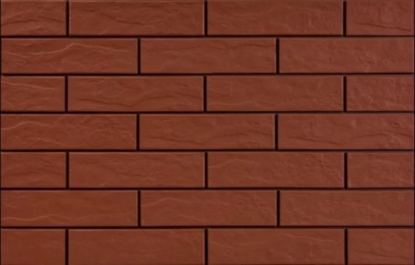 Клинкерная плитка для фасада Cerrad Elewacja rustiko 245х65х6,5 мм темно-коричневая (32 шт.=0,5 кв.м)