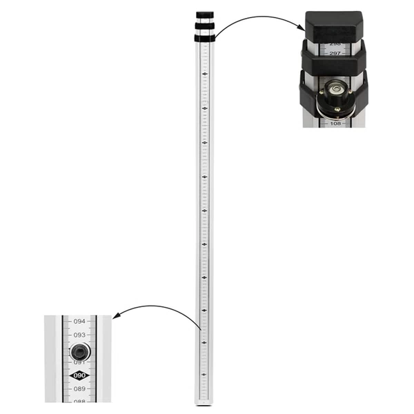 Рейка нивелирная RGK TS-3 (4610011870187) телескопическая 3 м
