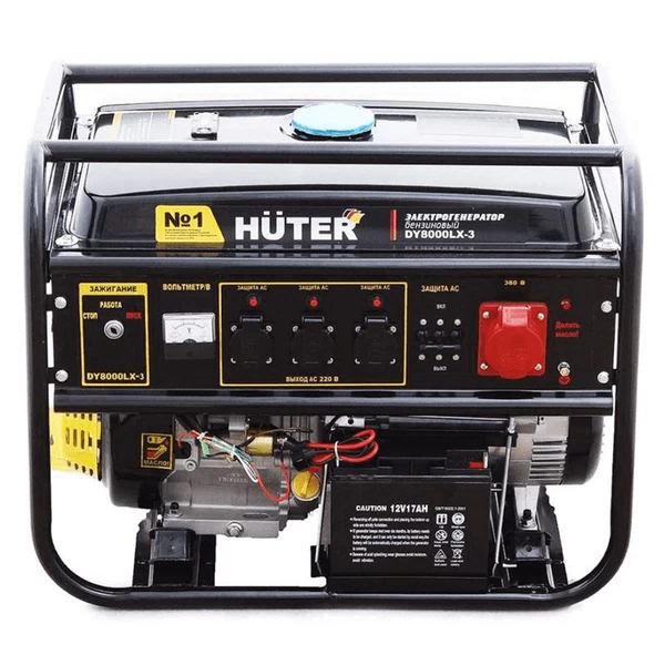 Генератор бензиновый Huter DY8000LX-3 (64/1/28) 6,5 кВт
