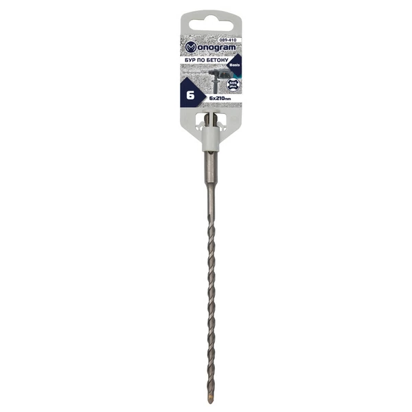 Бур SDS-plus Monogram Basis 6х150х210 мм (10 шт.) (104-799)
