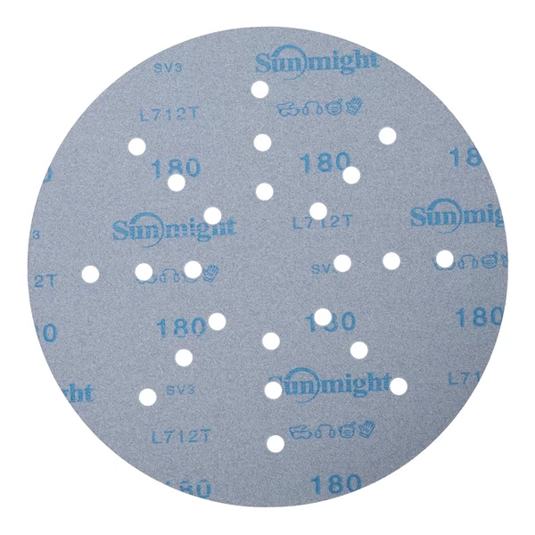 Диск шлифовальный Sunmight Ceramic (78010R3) d225 мм P180 на липучку пленочная основа (3 шт.)