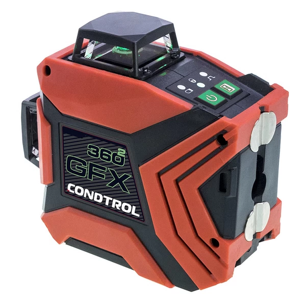 Уровень лазерный Condtrol GFX360-2 (1-5-222) с держателем Krab Condtrol new