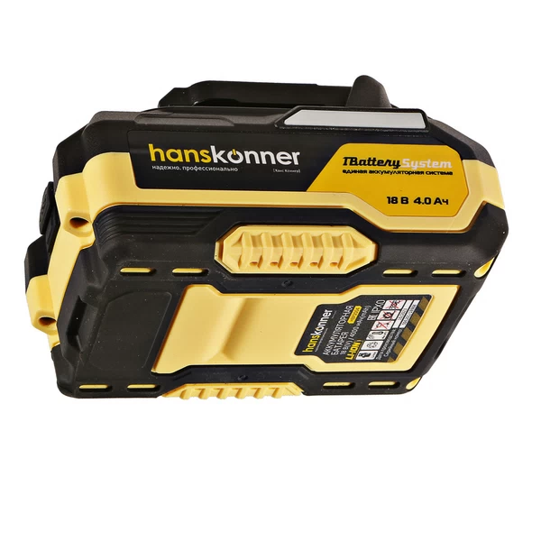 Аккумулятор Hanskonner 1BatterySystem 18В 4Ач Li-Ion с USB-разъемом (HBP2004)