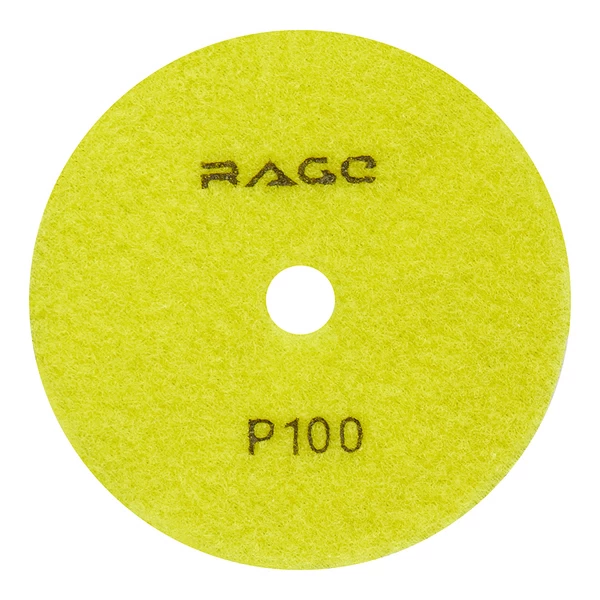 Круг алмазный шлифовальный по камню Rage by Vira гибкий d100 мм P100 для сухого шлифования