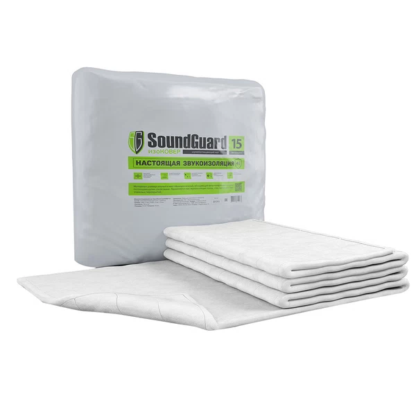 Мат звукоизоляционный SoundGuard Cover 15 мм 1,5х5 м