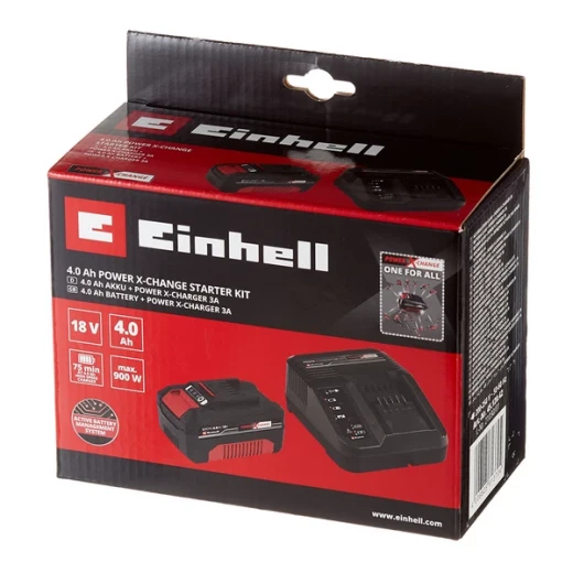 Аккумулятор Einhell PXC (4512042) 18В 4Ач Li-Ion 20В с зарядным устройством в комплекте