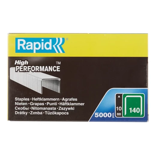Скобы для степлера Rapid (11910711) тип 140 10 мм стальной (5000 шт.)