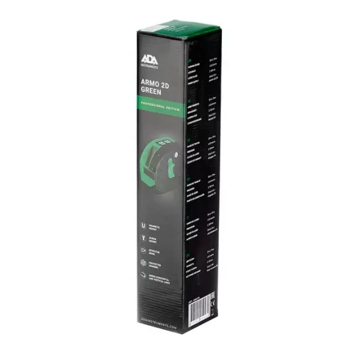Уровень лазерный ADA Armo 2D Green Professional Edition (А00575) со штативом