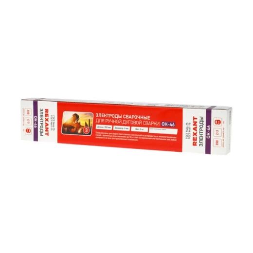 Сварочные электроды Rexant ОК-46 d3 мм 3 кг (11-0969)