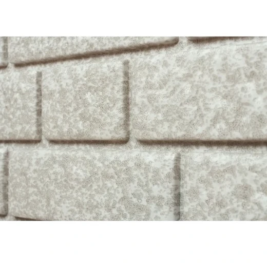 Панель фасадная Tecos Brick work 1140х350 мм сильвер