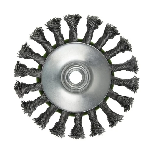 Корщетка для УШМ и УПМ Debever витая жесткая радиальная d115 мм М14 сталь
