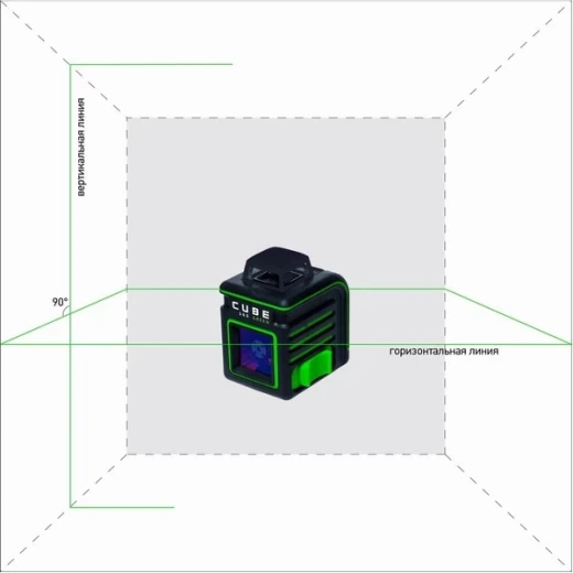 Уровень лазерный ADA Cube 360 Green Ultimate Edition (А00470) со штативом