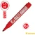 Маркер перманентный для разметки Crown Multi Marker Chisel красный грифель 5 мм