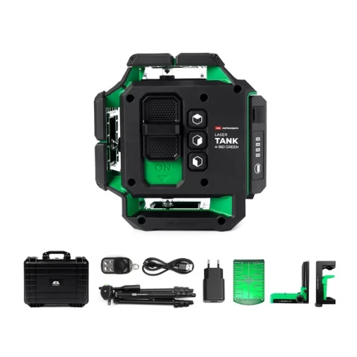 Уровень лазерный ADA Lasertank 4-360 Green Ultimate Edition (А00632) со штативом