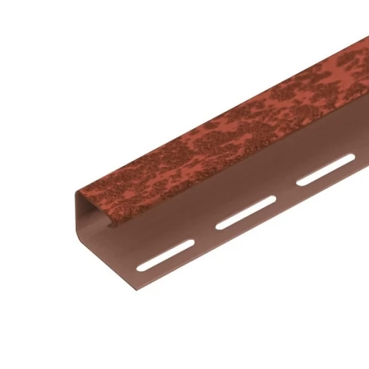 J-профиль Tecos Brick work 3050 мм бисмарк 15,9 мм