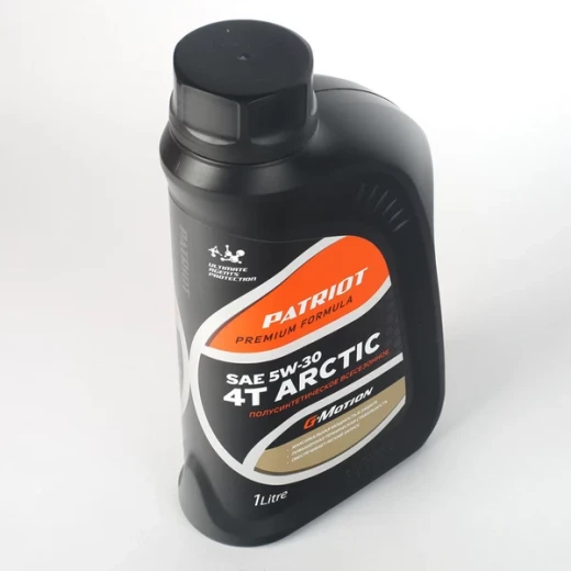 Масло полусинтетическое Patriot 1 л для 4-х тактных двигателей зимнее SAE 5W30 (850030100)