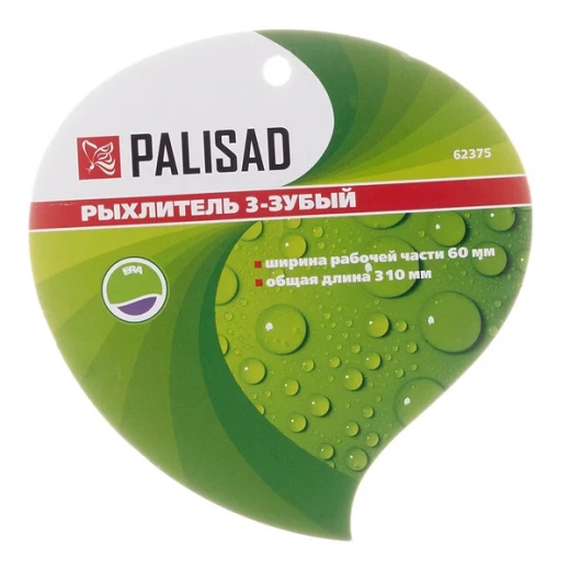 Рыхлитель Palisad 3 зуба с обрезиненной ручкой (62375)