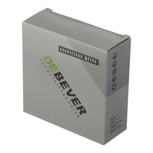 Корщетка для УШМ и УПМ Debever витая жесткая радиальная d125 мм М14 сталь