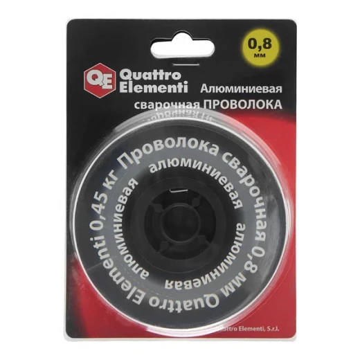 Сварочная проволока Quattro Elementi алюминиевая d0,8 мм 0,45 кг (770-391)