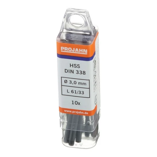 Сверло по металлу спиральное Projahn Eco (10300) 3х61 мм (10 шт.)