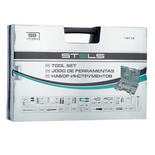 Набор инструментов универсальный Stels (14113) (58 шт.)