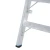 Стремянка алюминиевая 10 ступеней 80 мм с лотком-органайзером 2,35 м Krause