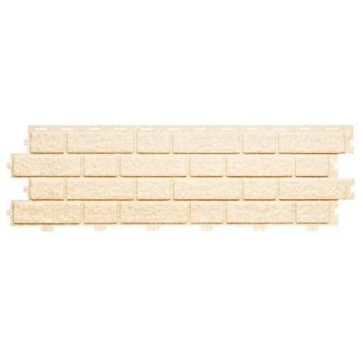 Панель фасадная Tecos Brick work 1140х350 мм шампань