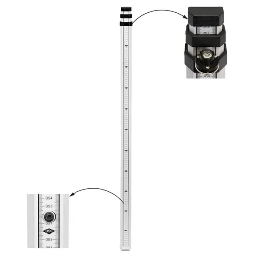 Рейка нивелирная RGK TS-3 (4610011870187) телескопическая 3 м