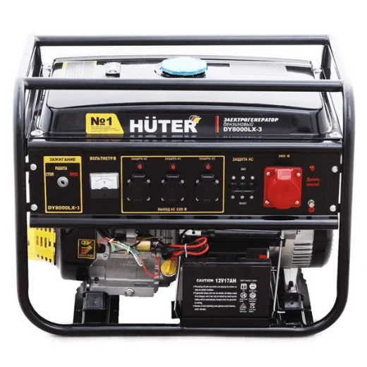 Генератор бензиновый Huter DY8000LX-3 (64/1/28) 6,5 кВт