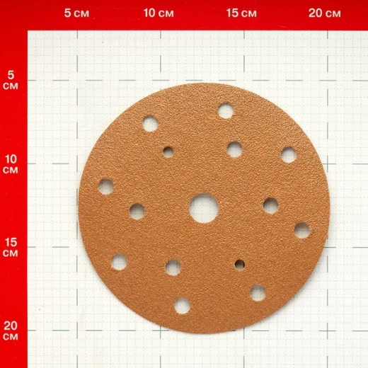 Диск шлифовальный Sunmight Gold d150 мм P60 на липучку бумажная основа (5 шт.)