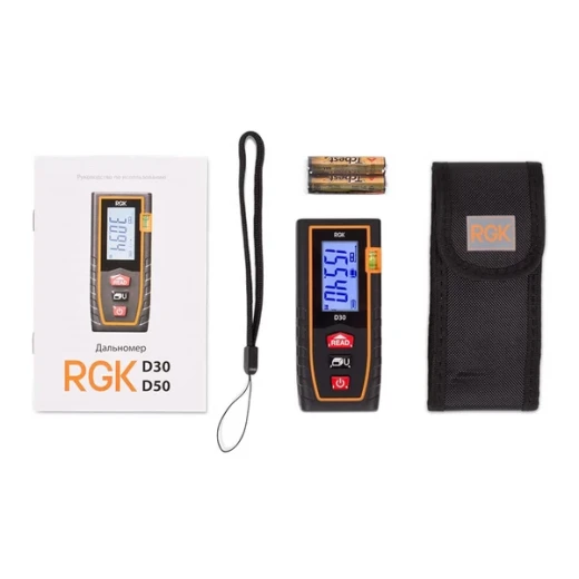 Дальномер лазерный RGK D30 (4610011870019) 30 м
