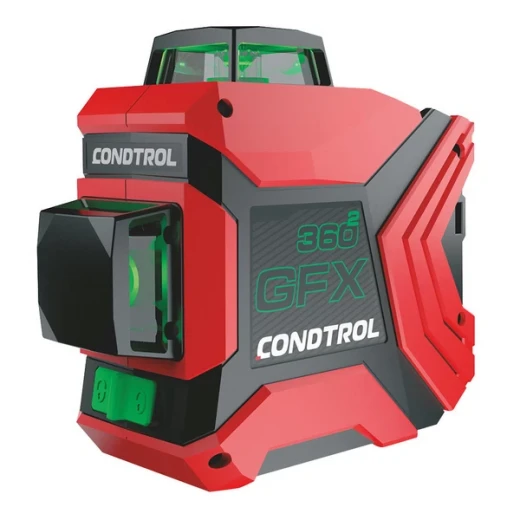 Уровень лазерный Condtrol GFX360-2 (1-5-222) с держателем Krab Condtrol new