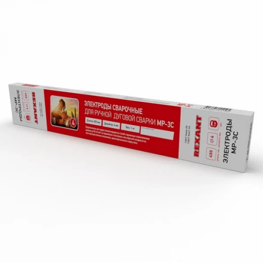 Сварочные электроды Rexant МР-3 d4 мм 1 кг (11-0956)