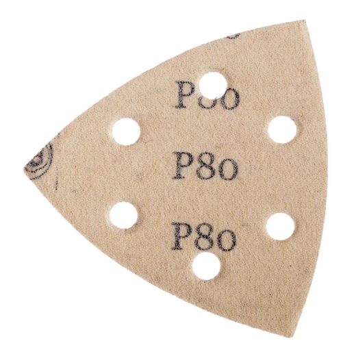 Лист шлифовальный для реноватора KWB (4928-08) треугольный P80 (5 шт.)