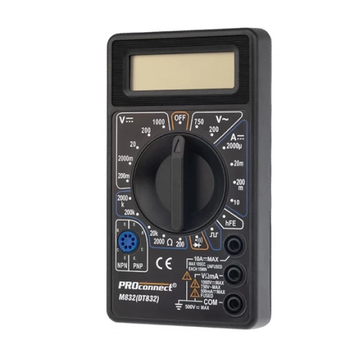 Мультиметр портативный Proconnect M832 (DT832) (13-3012)
