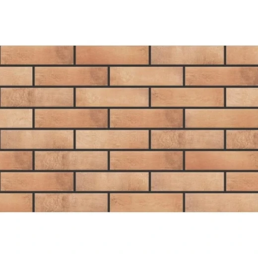 Клинкерная плитка для фасада Cerrad Loft brick 245х65х8 мм светло-коричневая (38 шт.=0,6 кв.м)